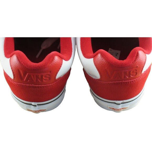 Vans Men's Chukka Push Red True White Canvas Suede shoes Size 11.5 NIB - Picture 5 of 7